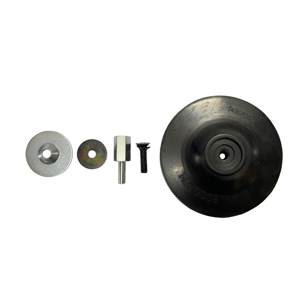 123001-2 Rubber Pad Assembly (Use with wool bonnet)