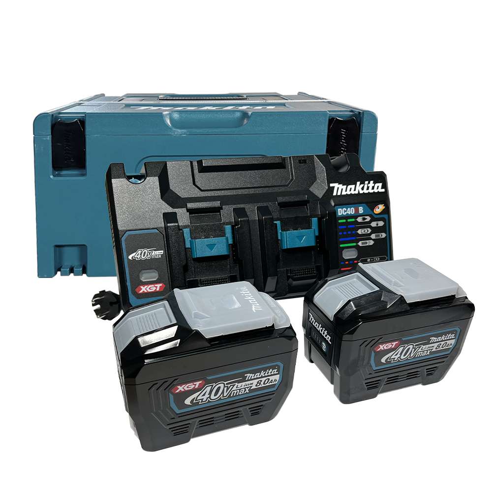 1910A6-7 Power Source Kit (DC40RB+BL4080Fx2+Makpac3)