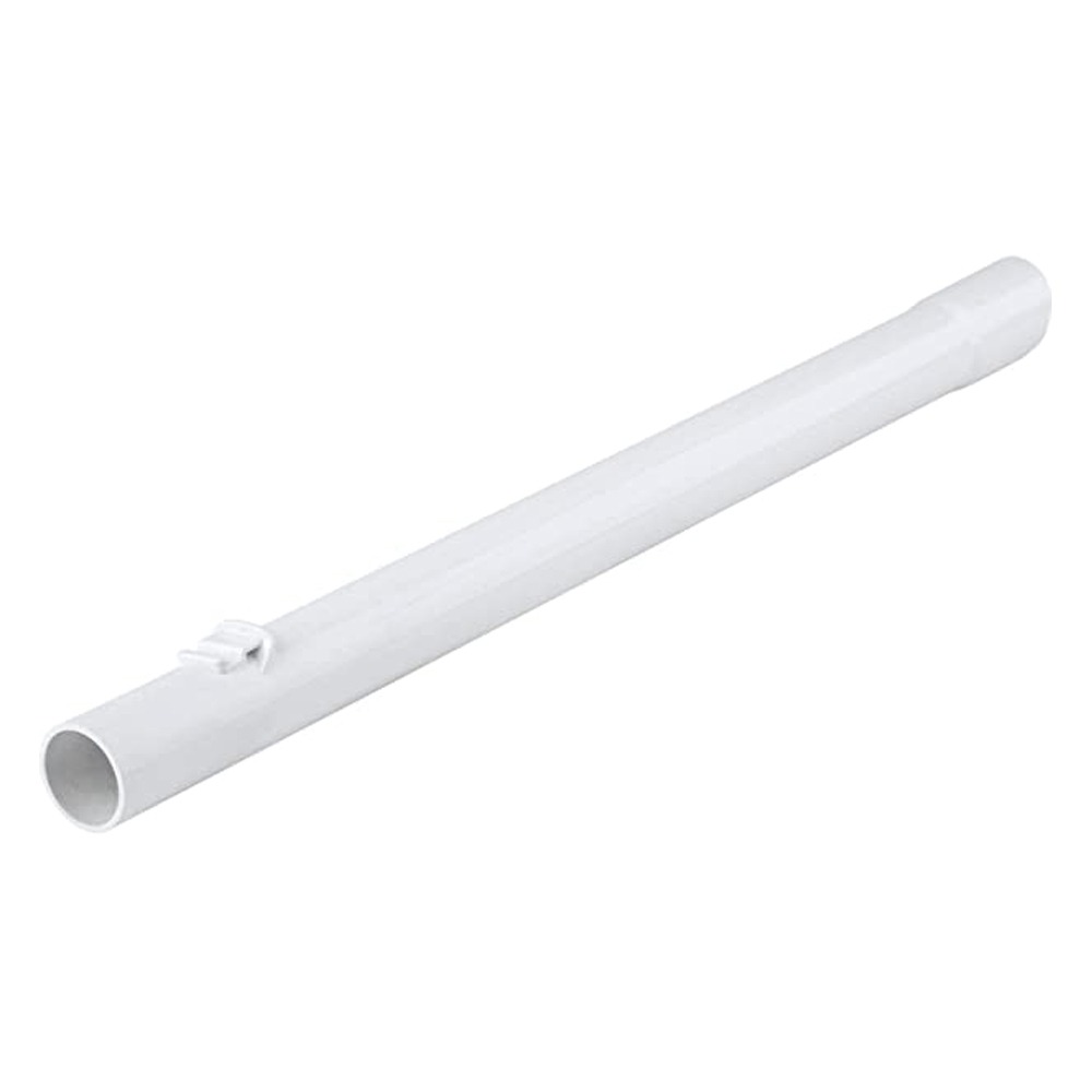 191D76-3 Plastic Straight Pipe 28L With Pipe Lock (L=340mm) White