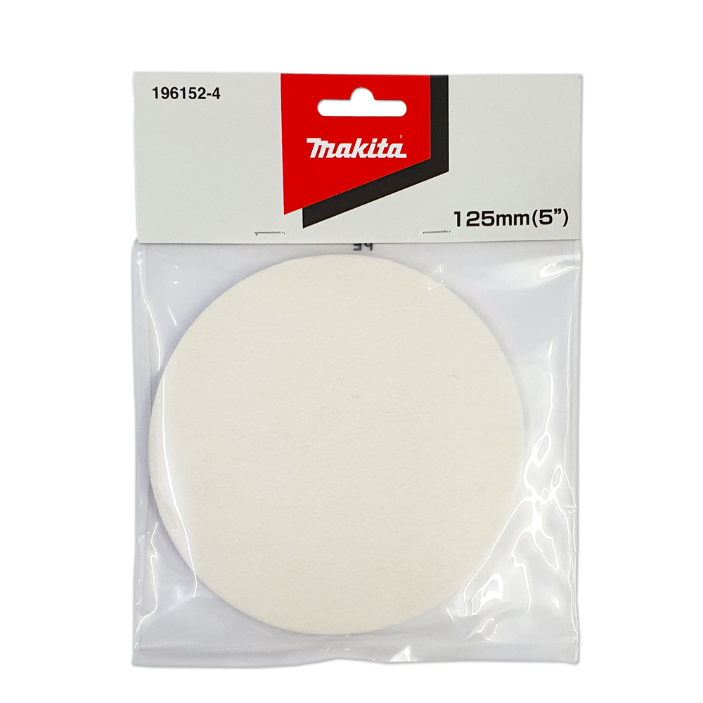 196152-4 Felt Pad 5" 125mm H/L DBO180,BO5031,BO5041,DPO500, PO5000C