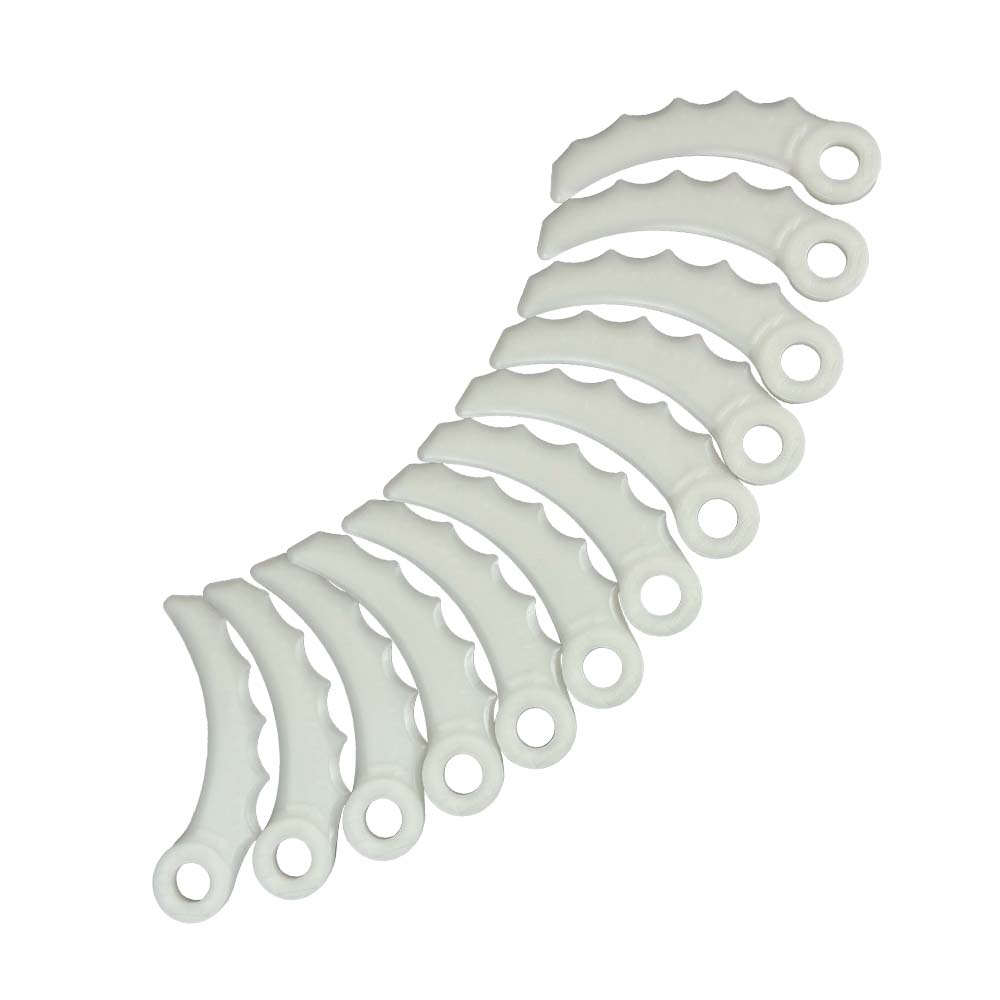 198426-9 Plastic Blade Set 255mm M8x1.25RH,M8x1.25LH,M10x1.25LH