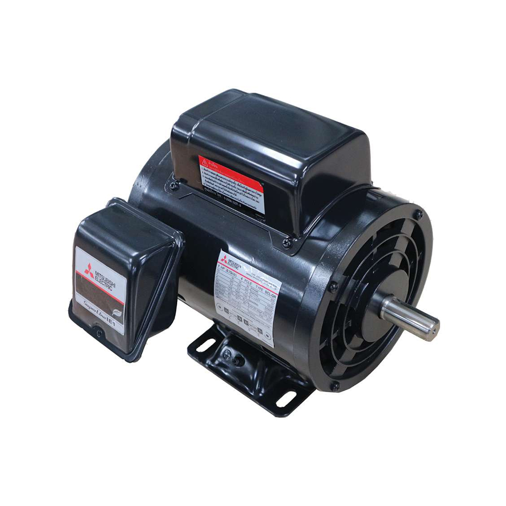 มอเตอร์ รุ่น SCL-QR 1.5แรงม้า 4โพล IP22 ระบบไฟ 1เฟส 2สาย 220โวลท์