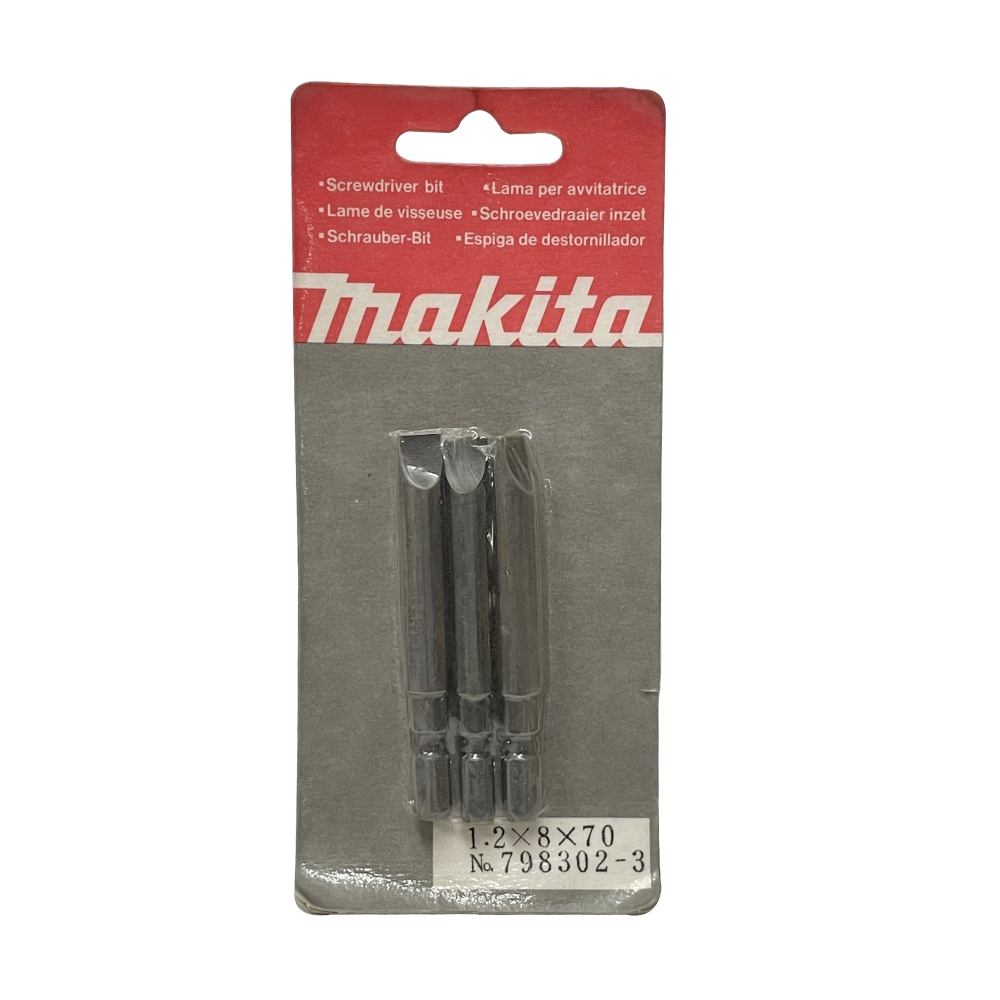 798302-3 ดอกไขควง SL 1.2x8x70 mm NZ