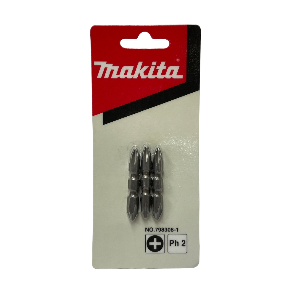 798308-1 ดอกไขควง 2 ด้าน PH2x45 mm 1/4" Hex NZ แผง