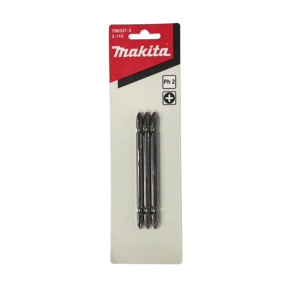 798337-4 ดอกไขควง 2 ด้าน PH2x110 mm 1/4" Hex NZ แผง