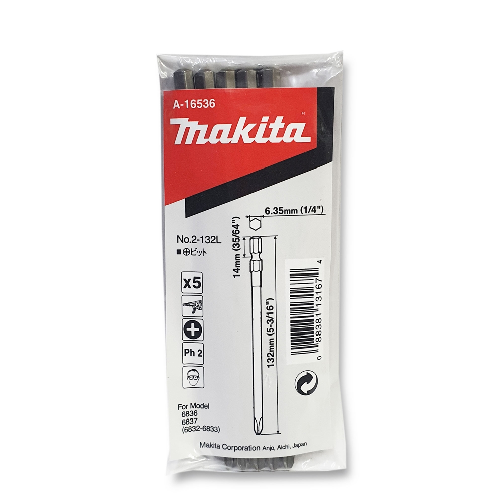 A-16536 ดอกไขควง E-Form PH2x132 mm NZ