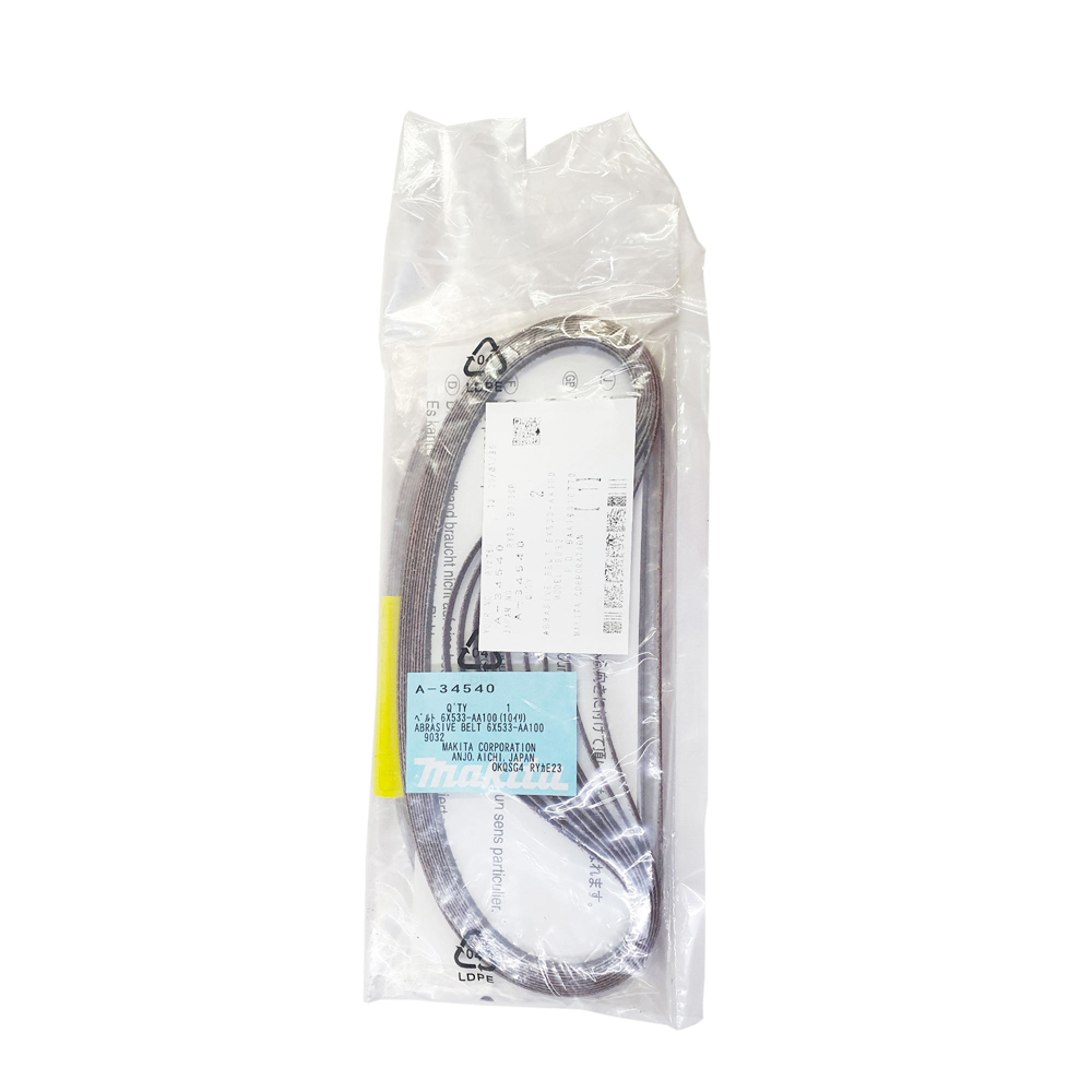 A-34540 กระดาษทรายสายพาน #A100 6x533mm 9032