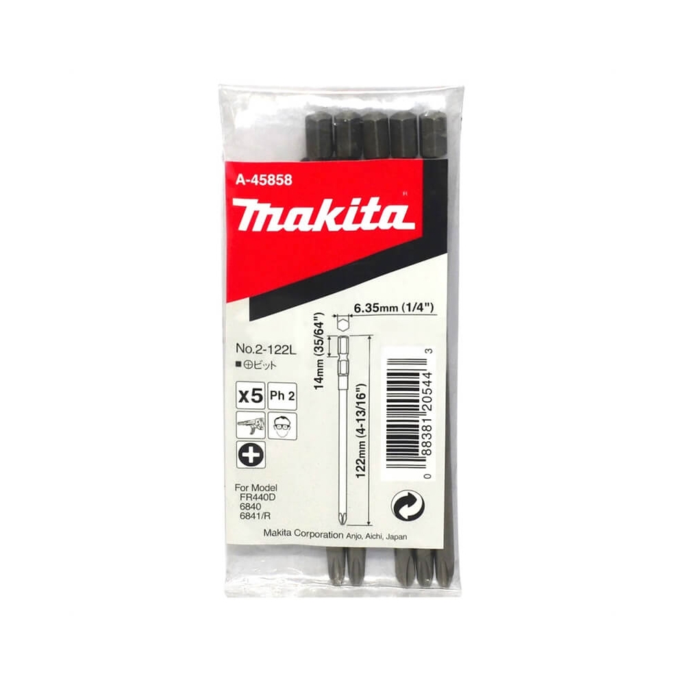 A-45858 ดอกไขควง E-Form PH2x122 mm NZ