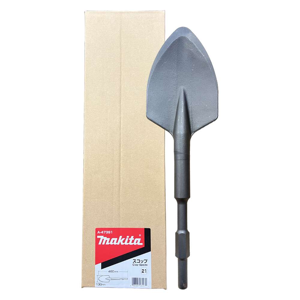 A-47391 Clay Spade 130x460 Hex.21mm
