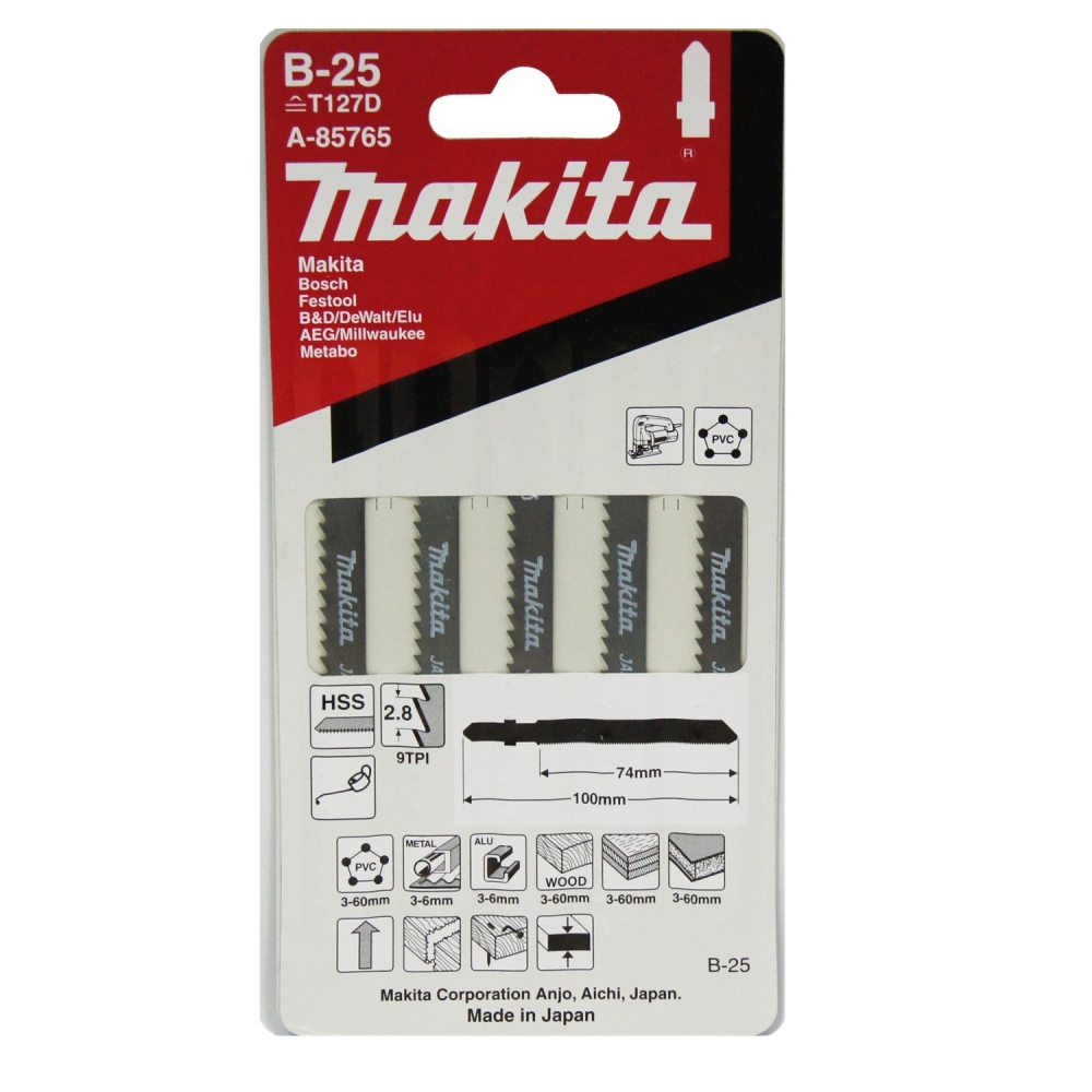 A-85765 ใบจิ๊กซอ B-Type No.B-25