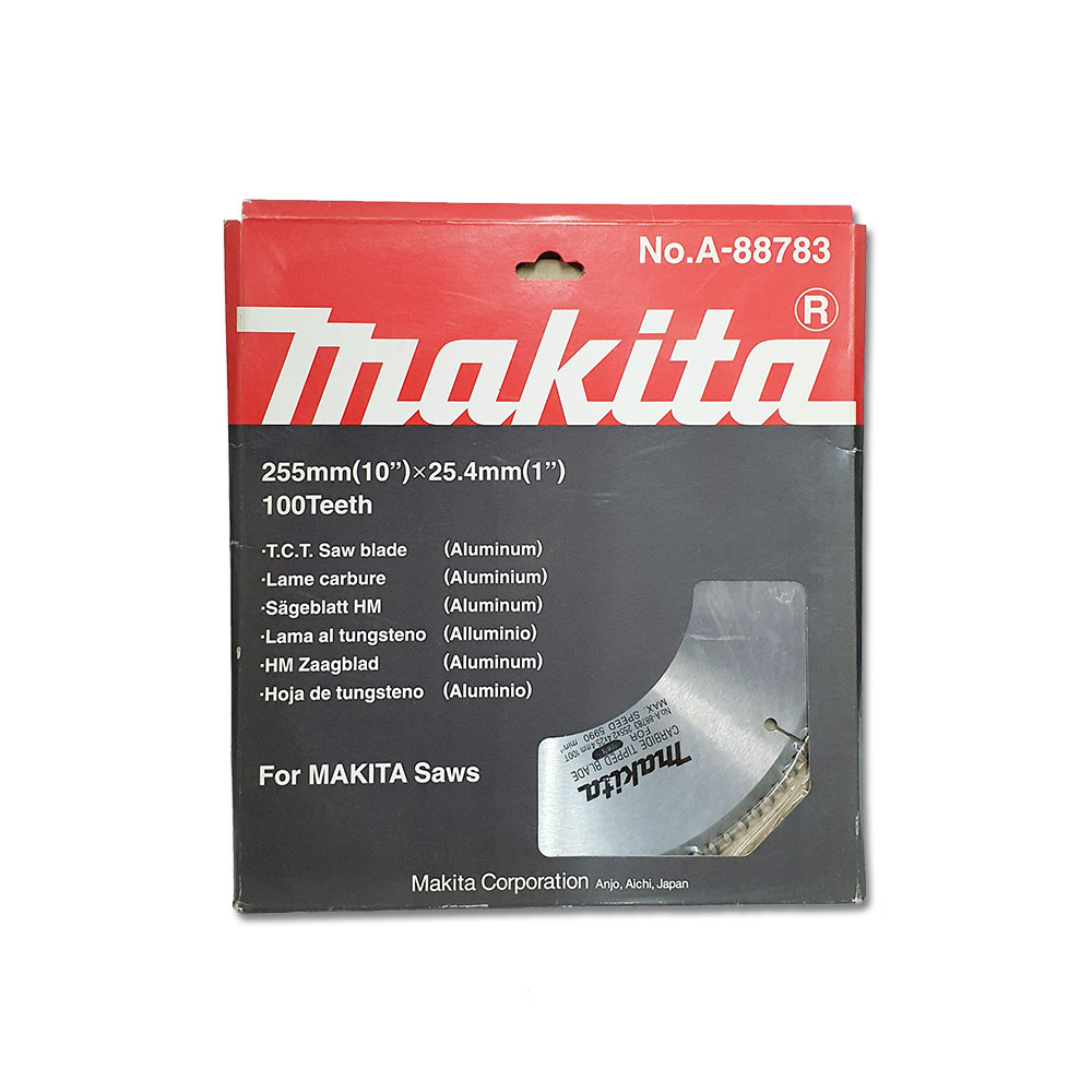 A-88783 ใบเลื่อยวงเดือน TCT 255x25.4x100T (ตัดมิเนียม) M-Red