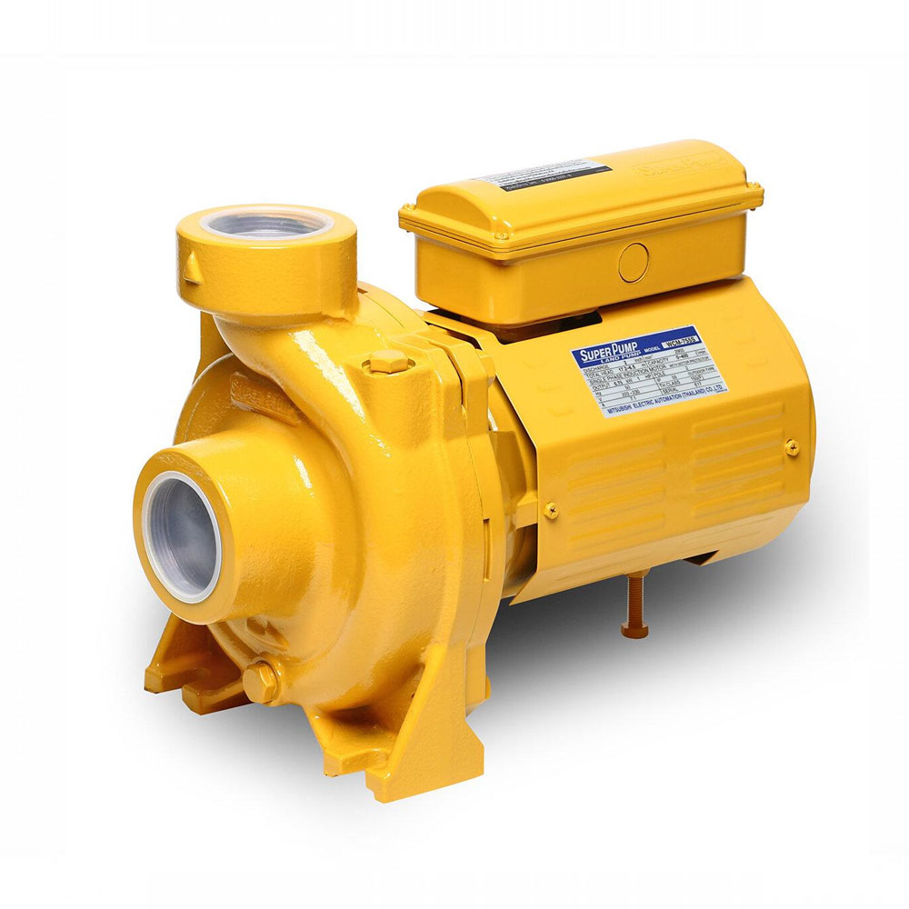 ACM-755S ปั๊มน้ำหอยโข่งชนิดแรงดันสูงปานกลาง 1แรงม้า ท่อ 2"x2" ระบบไฟ 1เฟส 2สาย 220โวลท์