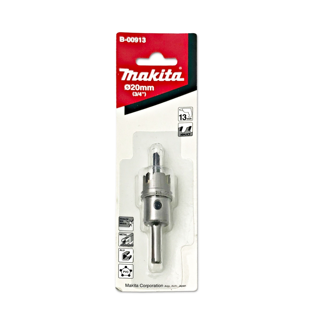 B-00913 โฮลซอ TCT พร้อมดอกนำ 20x6mm