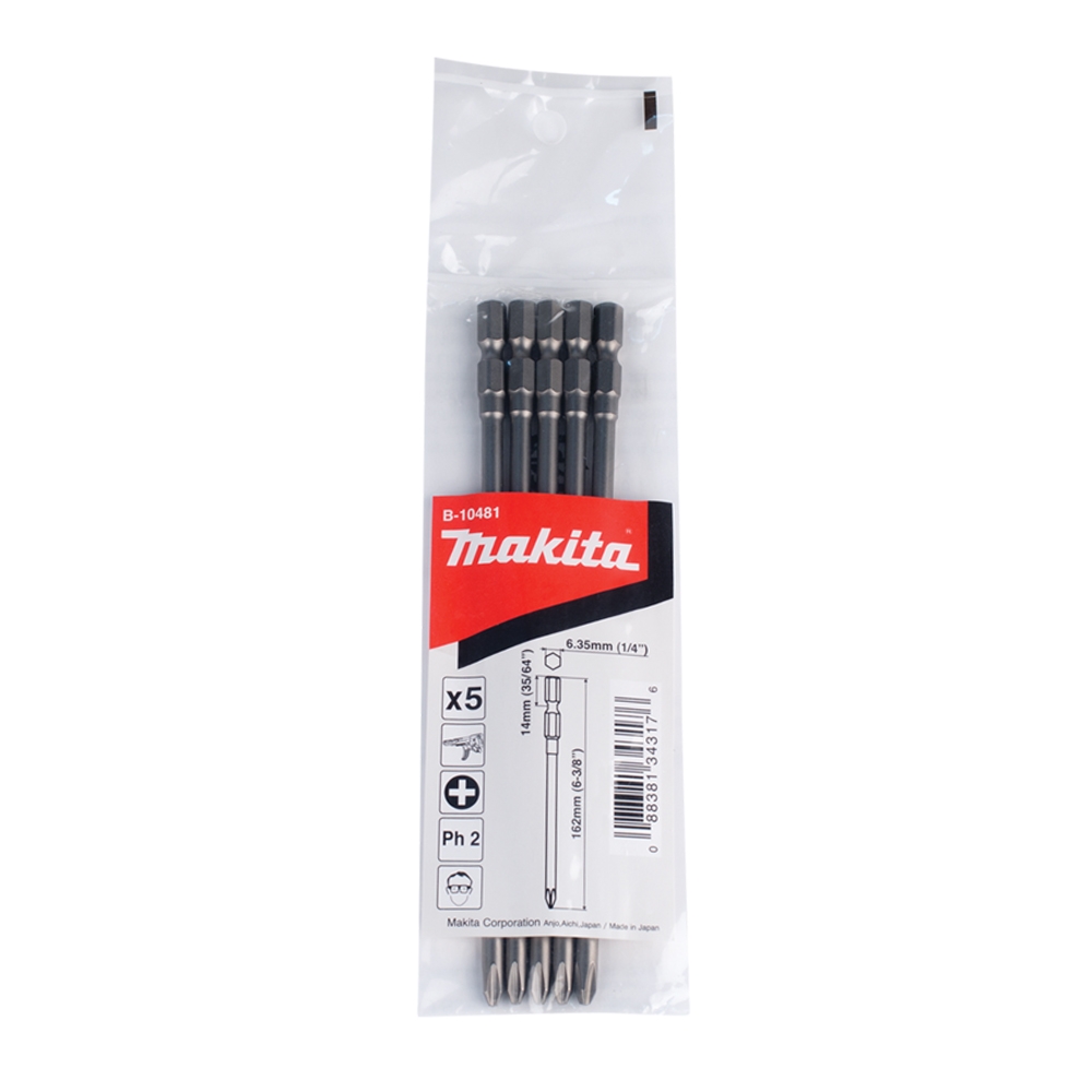 B-10481 ดอกไขควง E-Form PH2x162 mm NZ