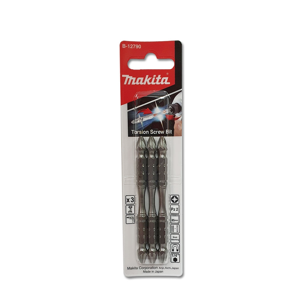 B-12790 ดอกไขควง 2 ด้าน Silver Torsion PZ2x85mm MZ