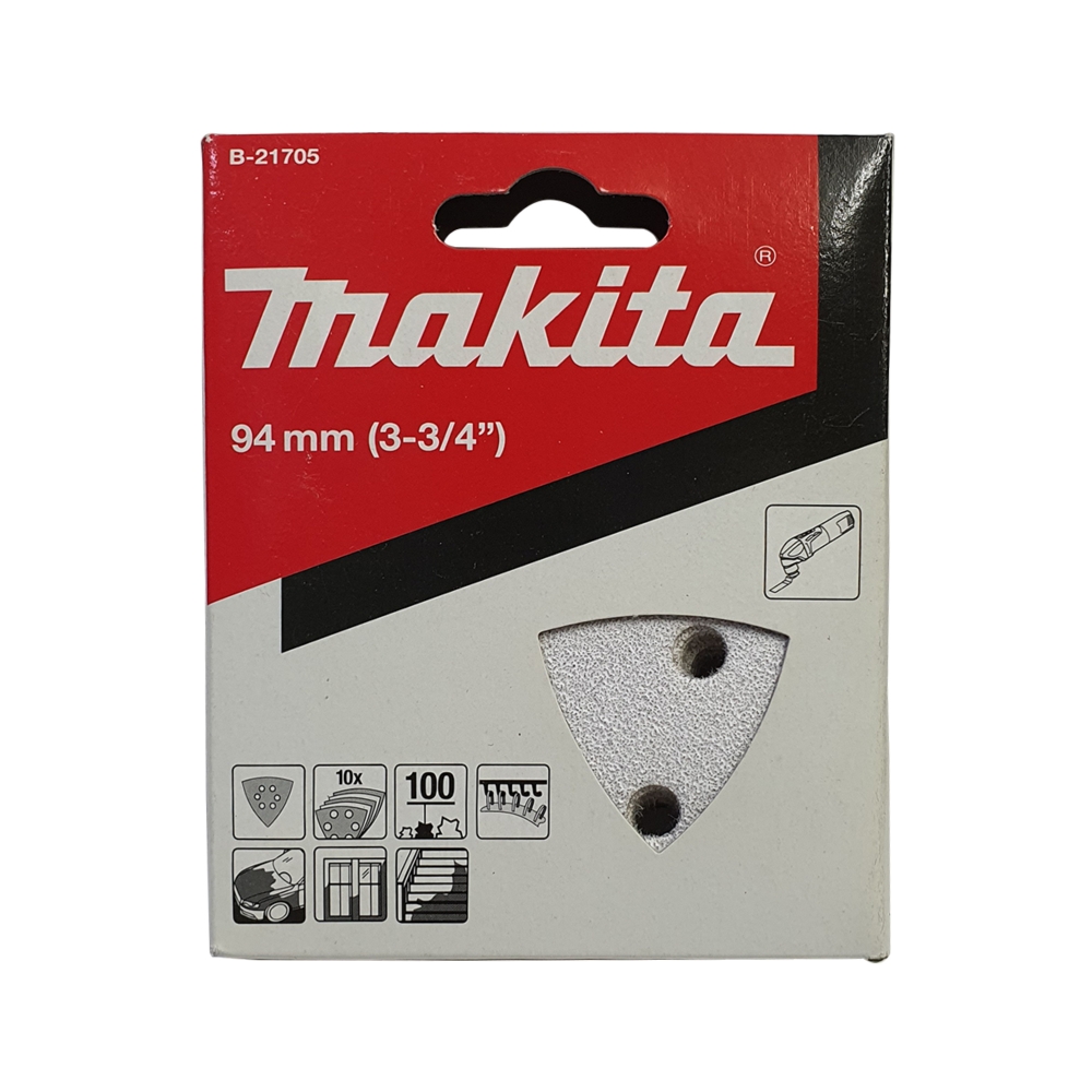 B-21705 Abrasive Paper D-White 100 (10Pcs/Set) (Paint) (Set)