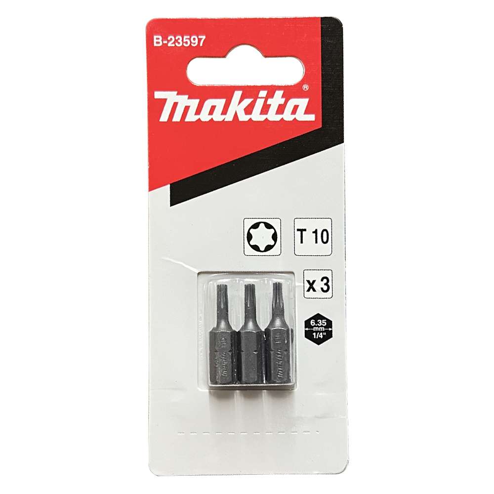 B-23597 Screw Bit Blister C-Form T10x25 (3Pcs/Set)