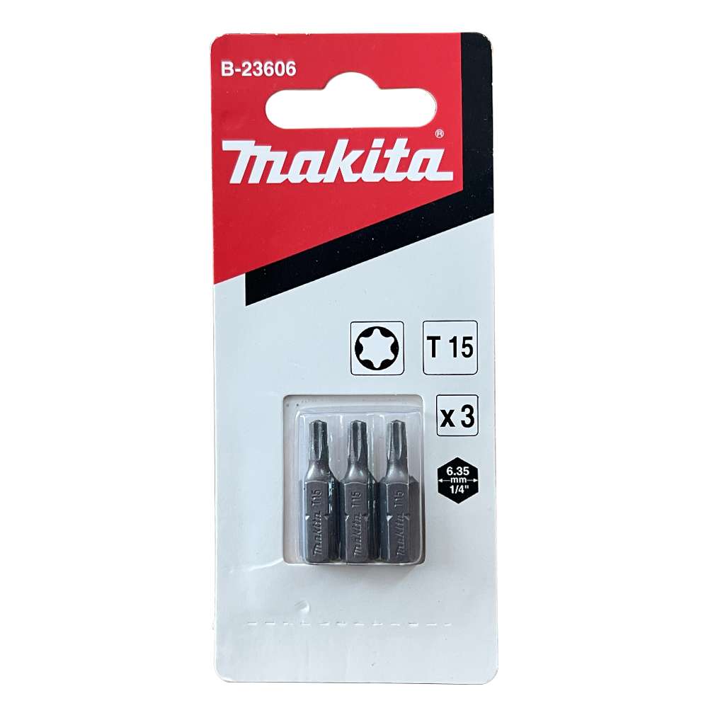 B-23606 Screw Bit Blister C-Form T15x25 (3Pcs/Set)