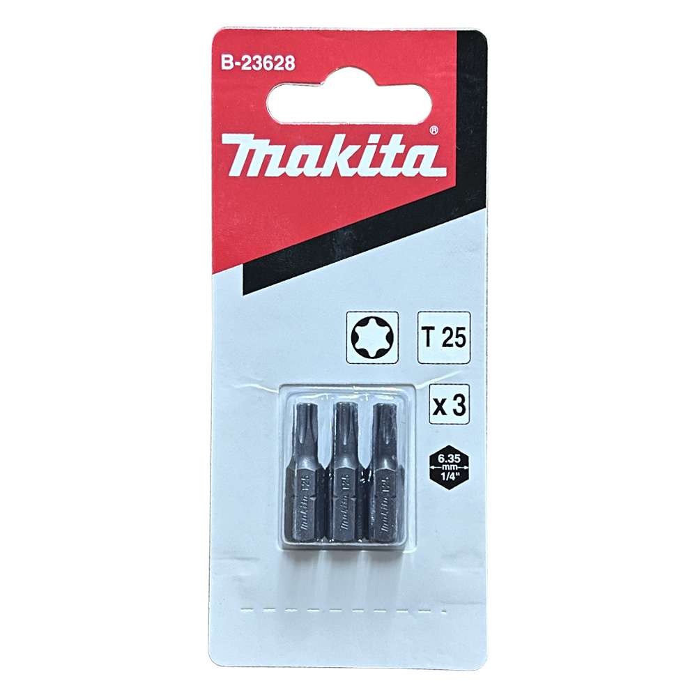 B-23628 Screw Bit Blister C-Form T25x25 (3Pcs/Set)