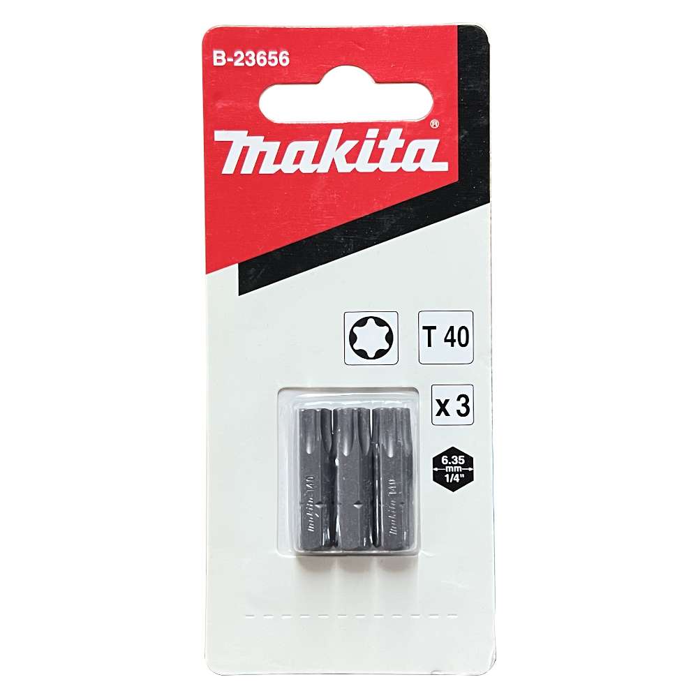 B-23656 Screw Bit Blister C-Form T40x25 (3Pcs/Set)