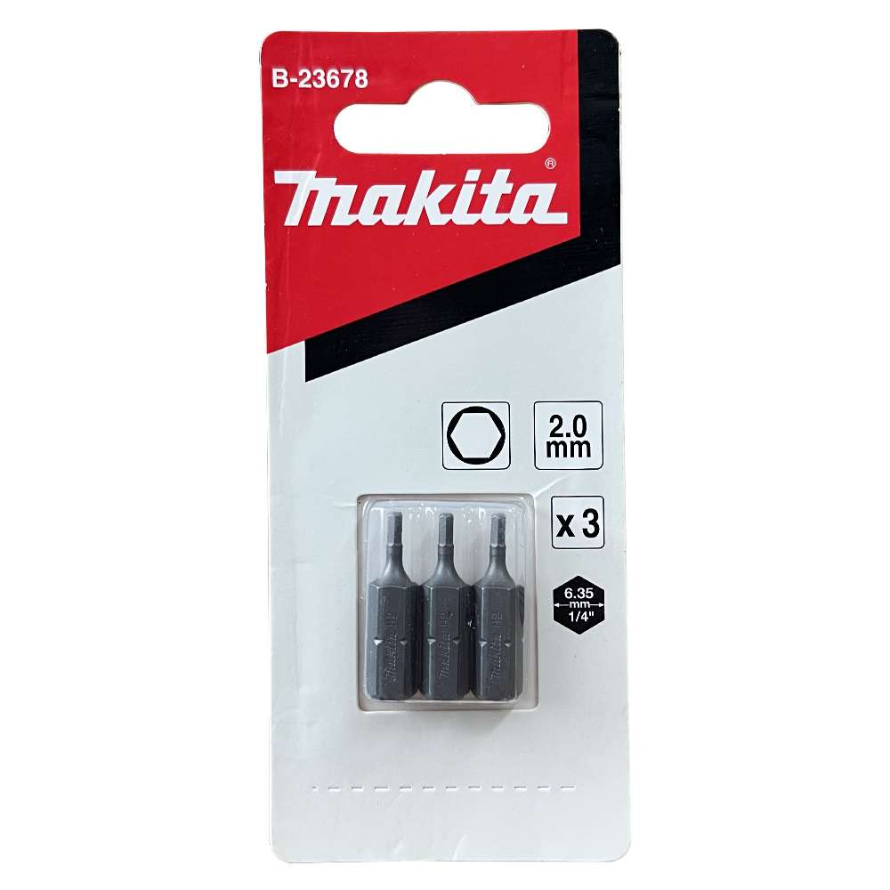 B-23678 Screw Bit Blister C-Form H2.0x25 (3Pcs/Set)