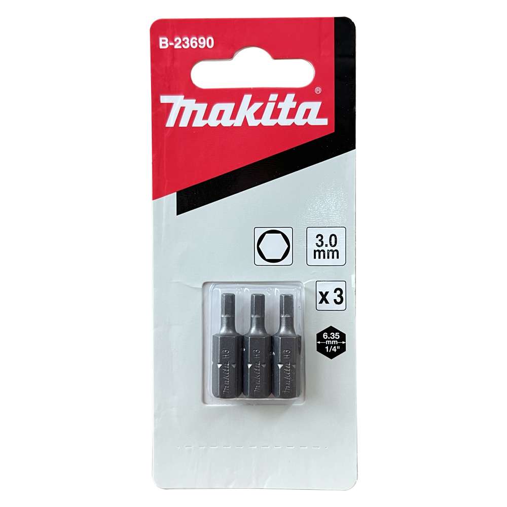 B-23690 Screw Bit Blister C-Form H3.0x25 (3Pcs/Set)