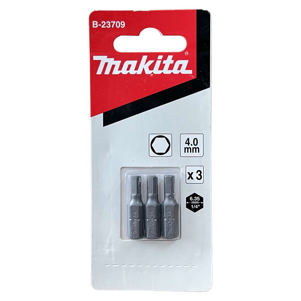 B-23709 Screw Bit Blister C-Form H4.0x25 (3Pcs/Set)
