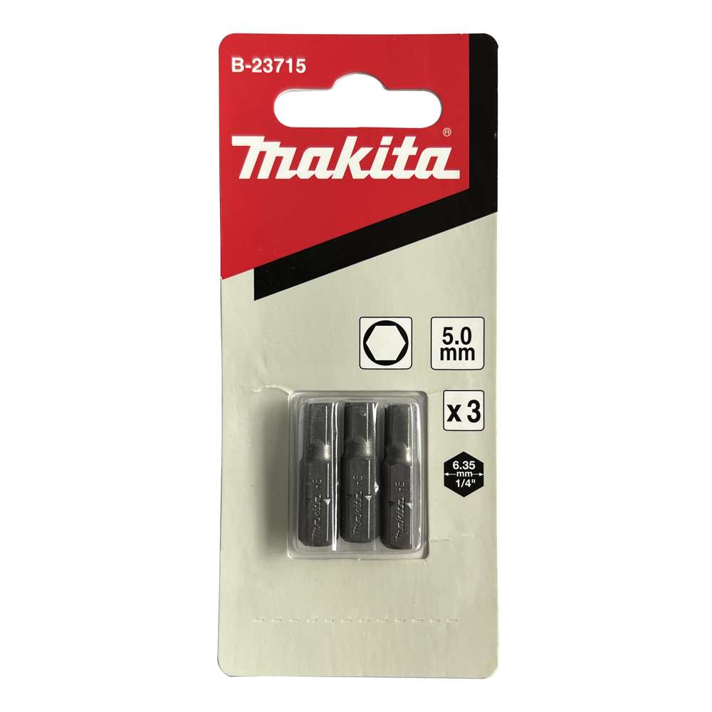 B-23715 Screw Bit Blister C-Form H5.0x25 (3Pcs/Set)
