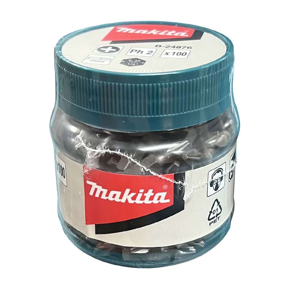 B-24876 Screw Bit Set in Mini Candy Jar Ph2x25 (C-Form) (100Pcs/Set)