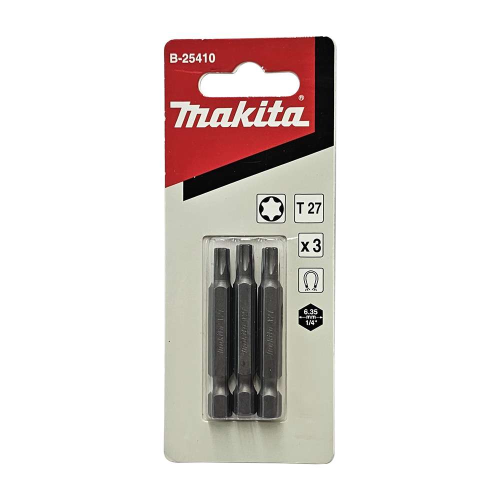 B-25410 Screw Bit Blister Set T27x50mm E-Form (MZ) (3Pcs/Set) Taiwan S17