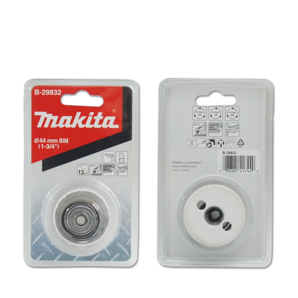 B-29832 โฮลซอเจาะเหล็กแผ่น MAKITA BIM 44x20mm