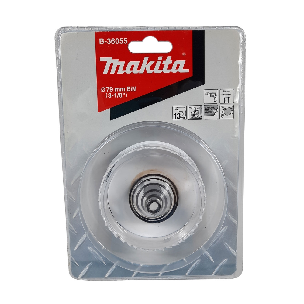 B-36055 โฮลซอเจาะเหล็กแผ่น MAKITA BIM 79x20mm