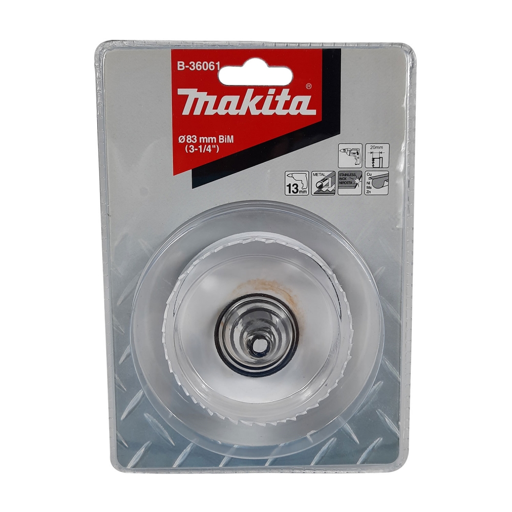 B-36061 โฮลซอเจาะเหล็กแผ่น MAKITA BIM 83x20mm
