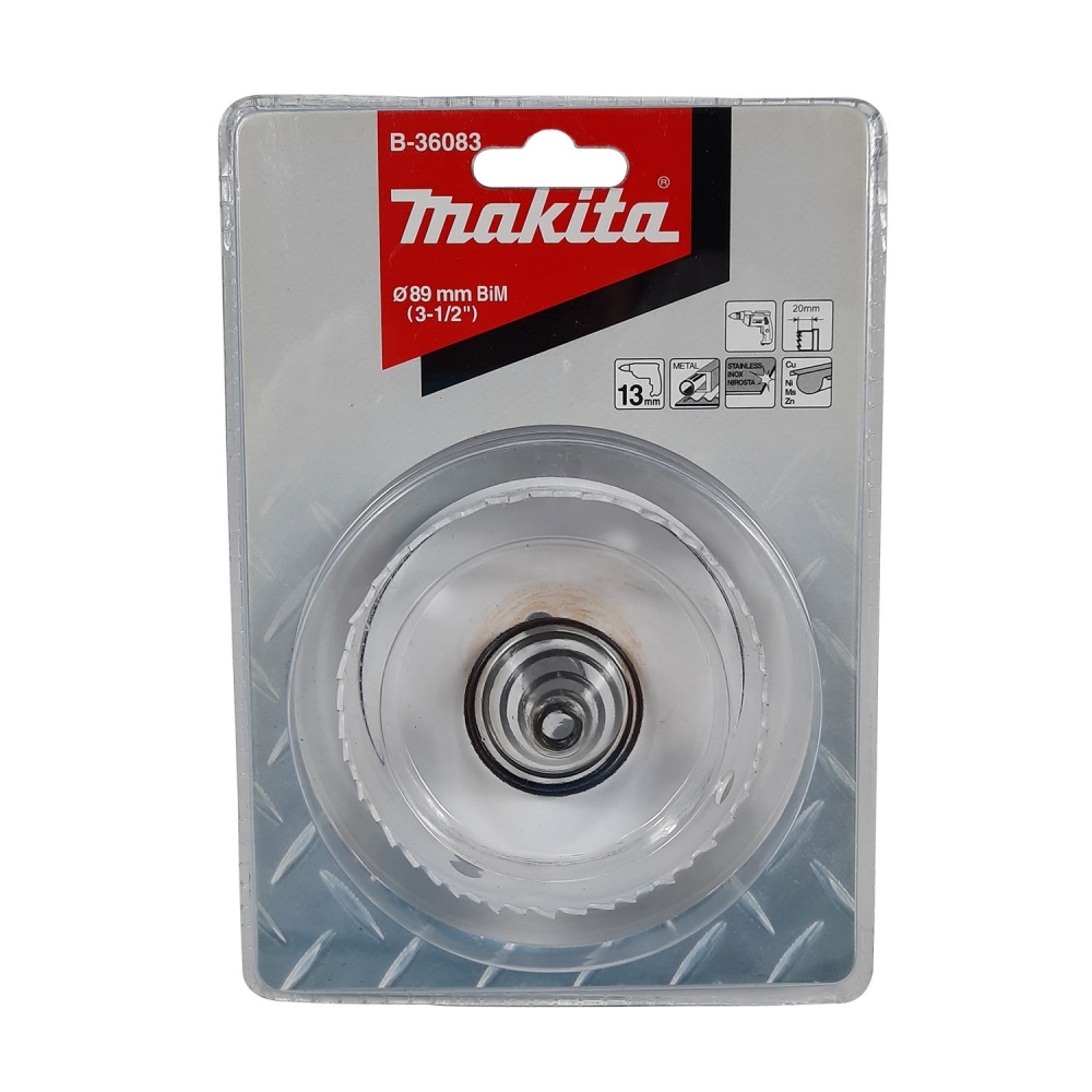 B-36083 โฮลซอเจาะเหล็กแผ่น MAKITA BIM 89x20mm