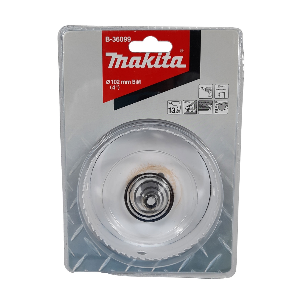 B-36099 โฮลซอเจาะเหล็กแผ่น MAKITA BIM 102x20mm
