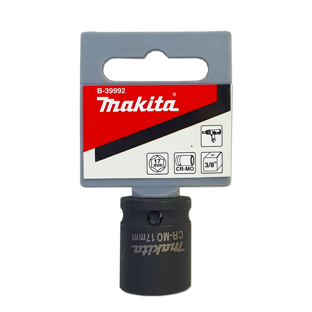 B-39992 ลูกบล็อก Impact 3/8" SQ 17x30mm