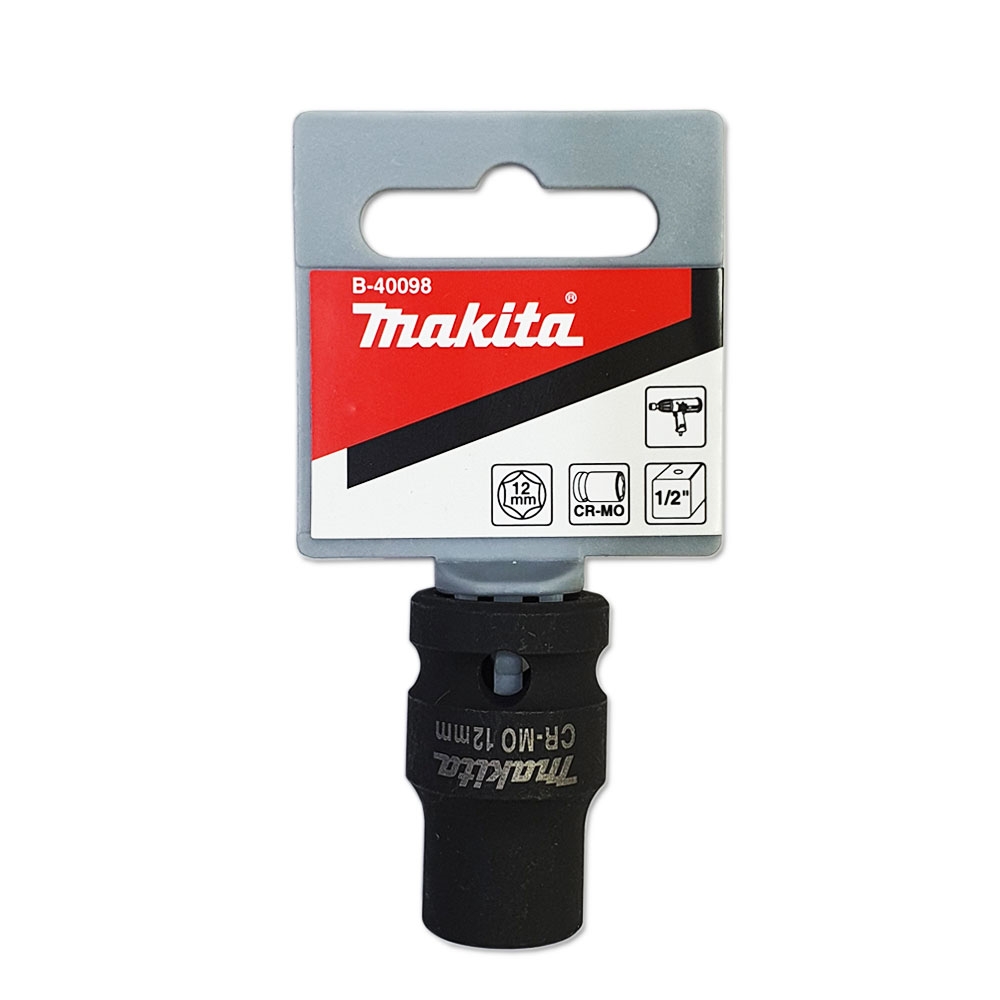 B-40098 ลูกบล็อก Impact 1/2" SQ 12x38mm