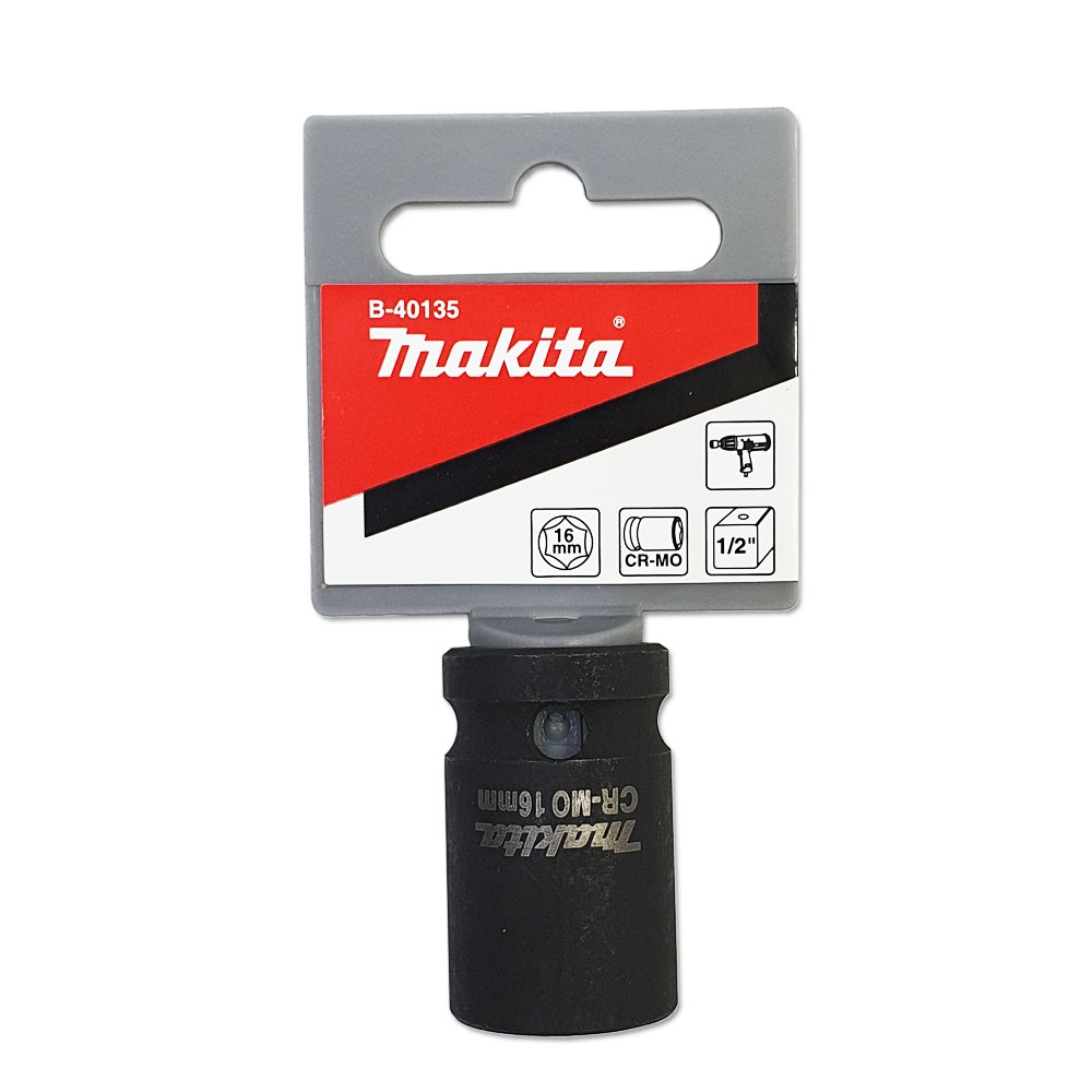 B-40135 ลูกบล็อก Impact 1/2" SQ 16x38mm