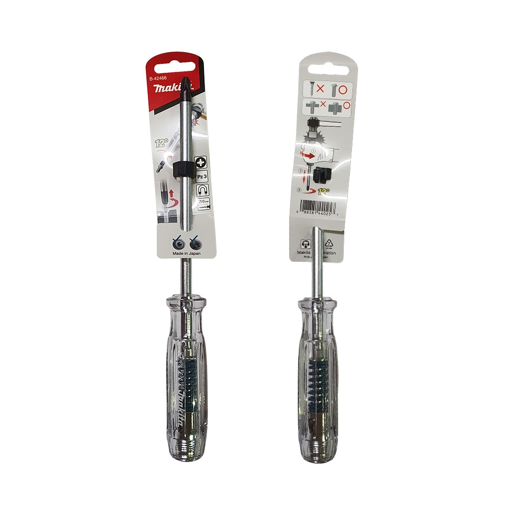 B-42466 ไขควงตีขันสกรูหัวแม่เหล็ก PZ3 ขนาด 150มิลลิเมตร (7นิ้ว)