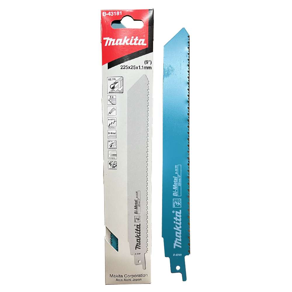 B-43181 Band Saw Blade 8+10x225x1.1mm Bi-Metal (5Pcs/Set)