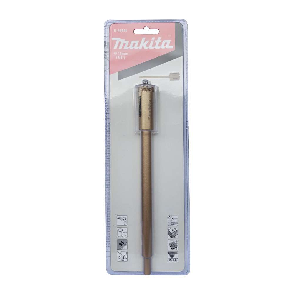 B-45995 โฮลซอเจาะกระเบื้องเพชร Vacuum Brazed 16x40mm