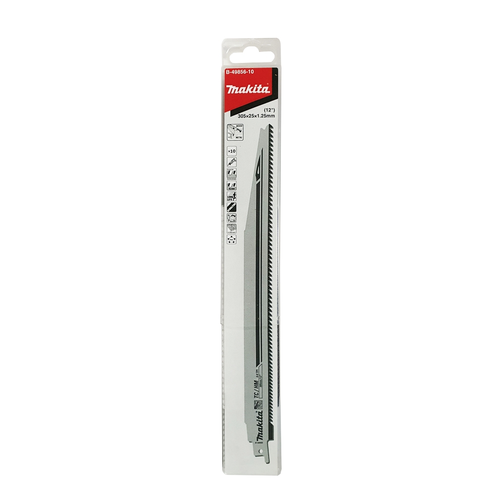B-49856-10 ใบเลื่อยชัก 6-8tpi 305mm TC/HM