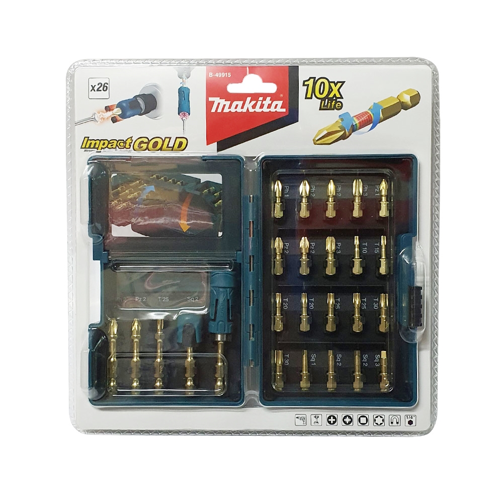 B-49915 ชุดดอก Torsion Impcat Gold 26 ชิ้น