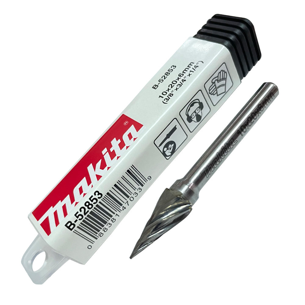 B-52853 หัวคาร์ไบด์ทรง M 10x20x6mm Nonferrous Cut