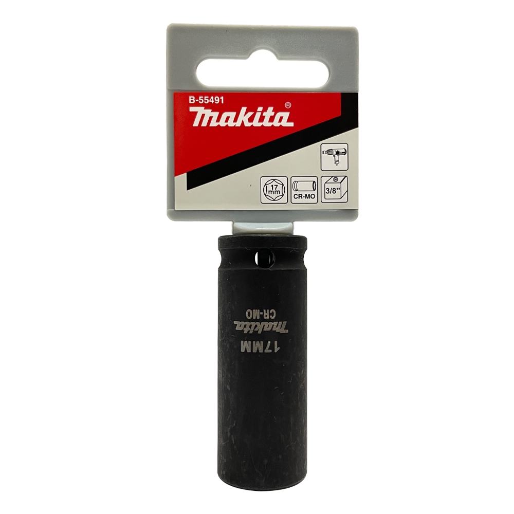 B-55491 Impact Deep socket 3/8" SQ 17x63mm