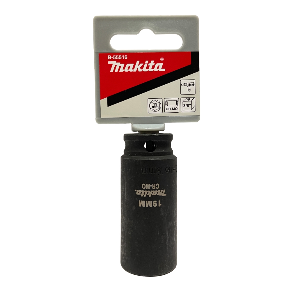 B-55516 Impact Deep socket 3/8" SQ 19x63mm