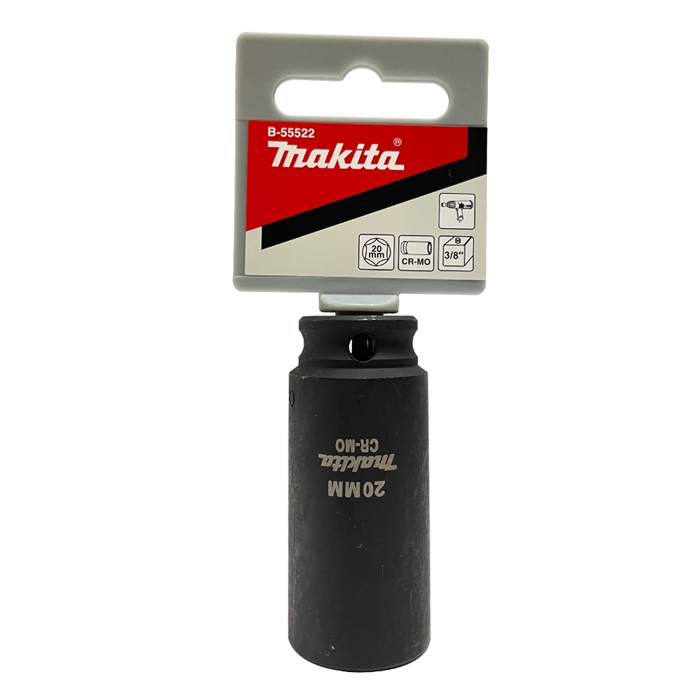 B-55522 Impact Deep socket 3/8" SQ 20x63mm