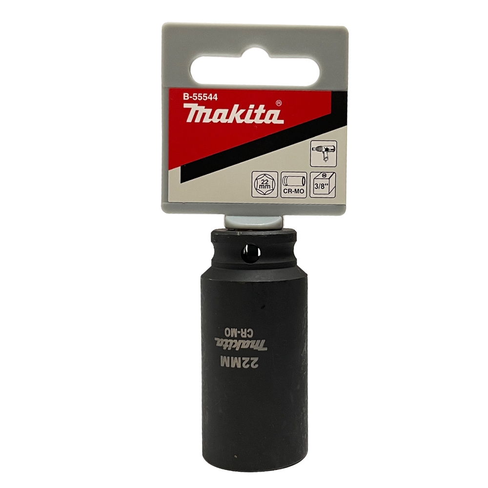 B-55544 Impact Deep socket 3/8" SQ 22x63mm