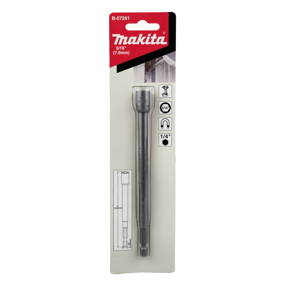 B-57261 Magnetic Nutsetter E-Form (MZ) 5/16x6