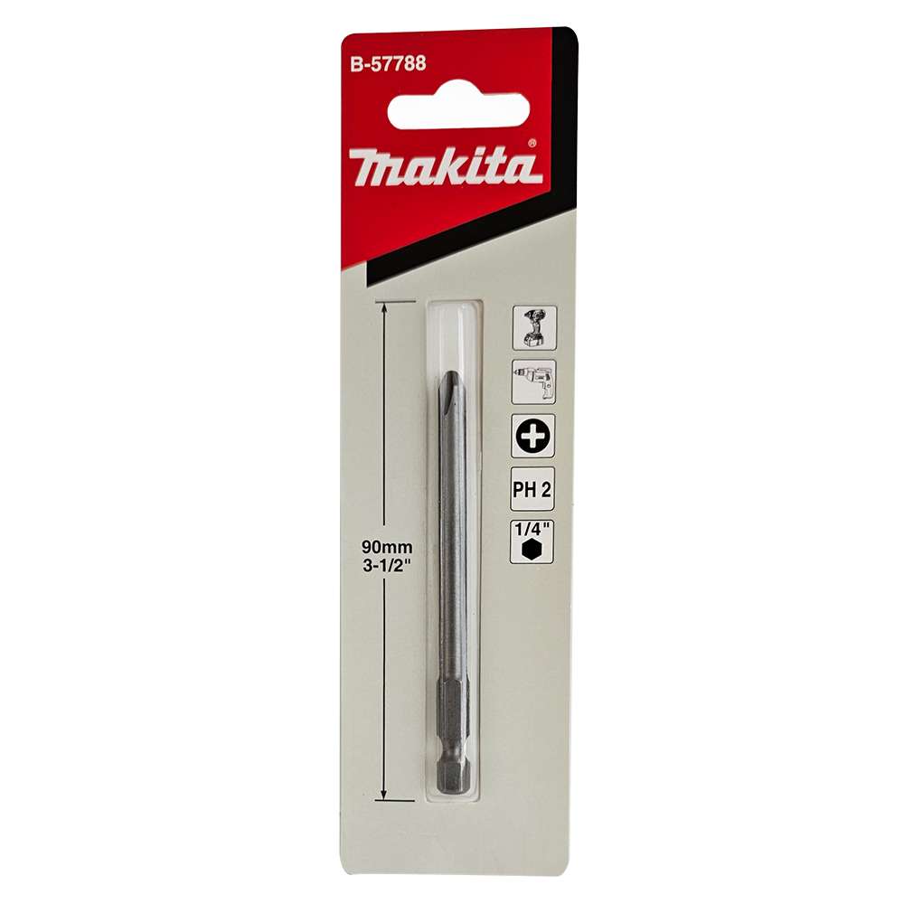 B-57788 Screw Bit Blister Set E-Form (MZ) PH2x90mm